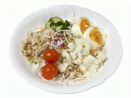 サラダ サラダ,料理,皿の写真素材