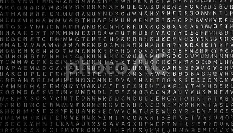 黒色の壁に刻まれた銀色の文字 文字,筆記体,アンティークの写真素材