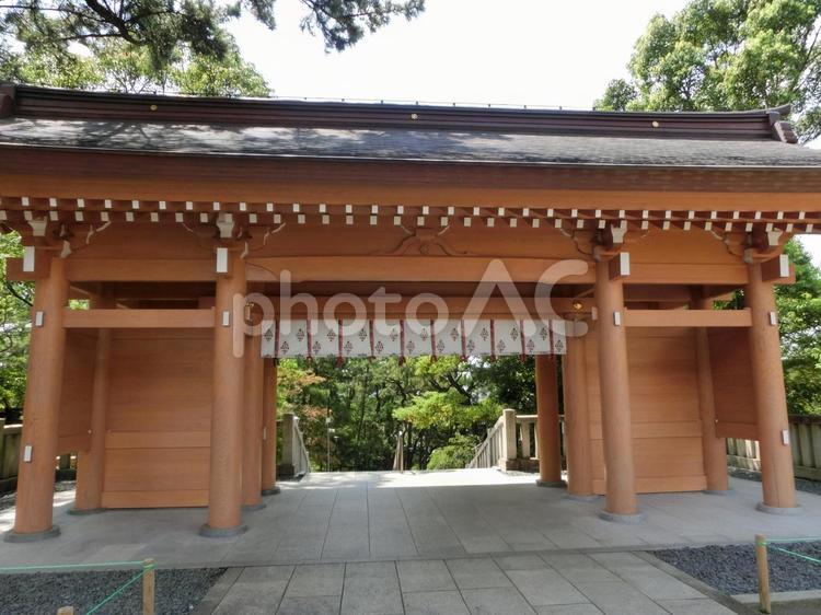 稲毛浅間神社の景色-7 稲毛浅間神社,千葉県千葉市稲毛区稲毛,参道の写真素材