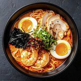 シーフードラーメン 生成AI シーフードラーメン 生成AIの写真