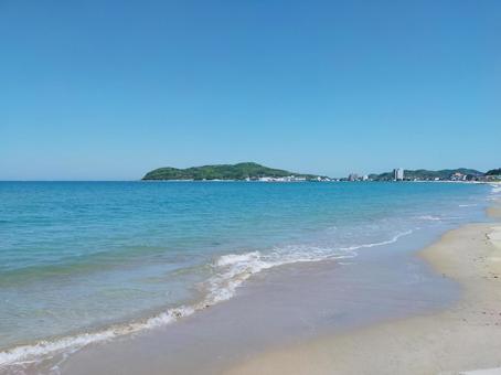 夏の海 夏,海,浜辺の写真素材