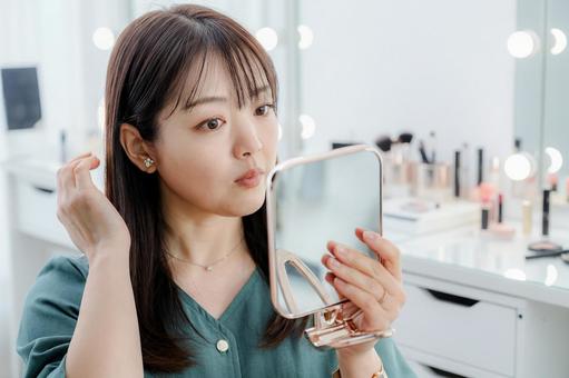 クールビューティー クールビューティー 女性,大人,メイクの写真素材