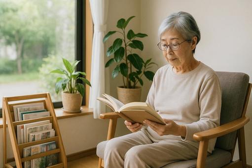 シニア自宅読書スペース シニア自宅読書スペースの写真