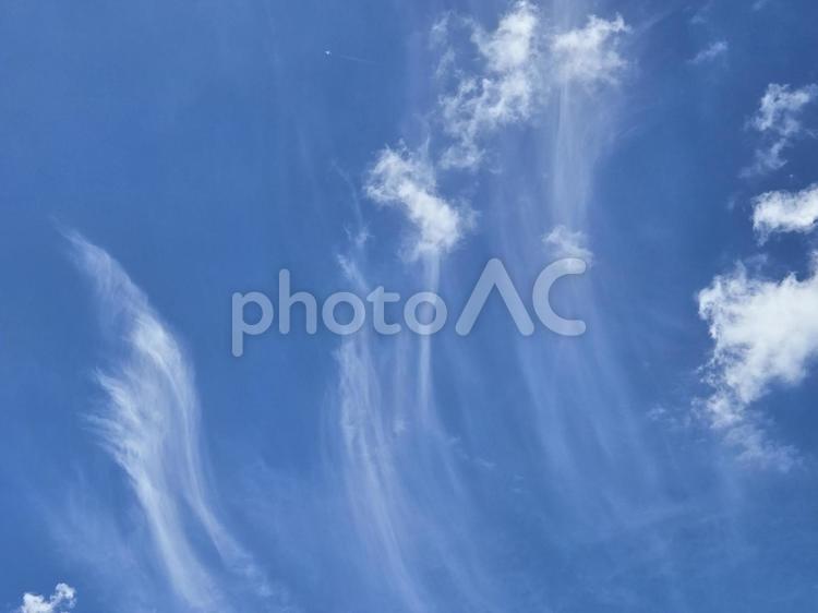 夏の空１０ 空,晴れ,背景の写真素材