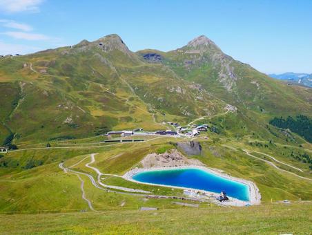 スイスの絶景 スイス,ユングフラウヨッホ,ヨーロッパの写真素材
