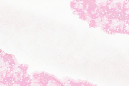 淡い枠のある和紙 ピンク 淡い枠のある和紙 ピンクの写真