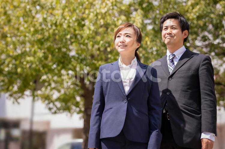 外回りする会社員 ビジネスマン,就職,ビジネスの写真素材