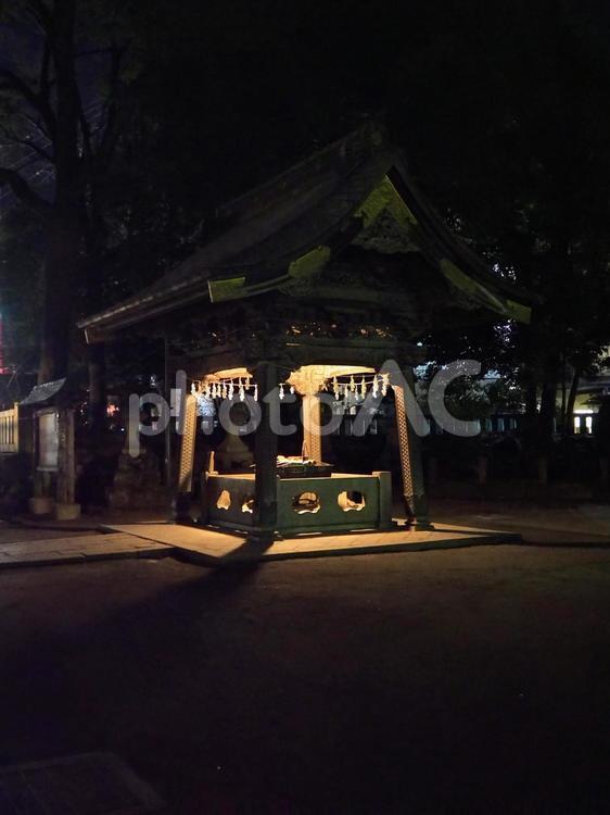秩父市の夜景・秩父神社（埼玉県） 秩父神社,夜景,秩父三社の写真素材