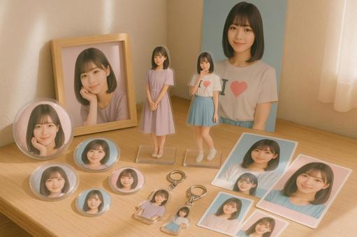 推しグッズに囲まれた癒しの休日 推しグッズに囲まれた癒しの休日の写真