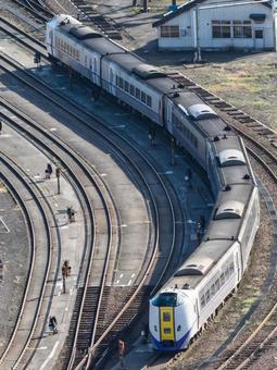 キハ261系1000代特急北斗 キハ261系1000代特急北斗 261,キハ,特急の写真素材
