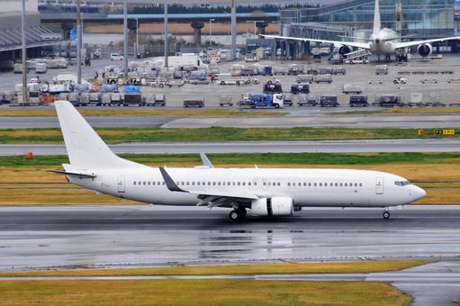 飛行機 ボーイング737 飛行機 ボーイング737 旅客機,航空機,フライトの写真素材