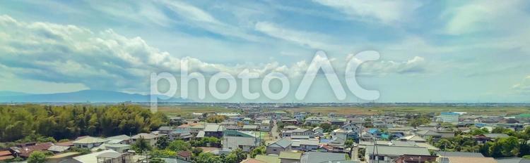 静岡県沼津市の街並み 沼津市,静岡,風景の写真素材