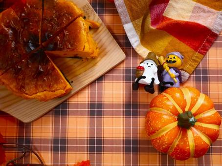 パンプキンケーキ.5 パンプキンケーキ.5 ハロウィン,かぼちゃ,ケーキの写真素材
