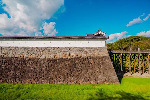 【山形】山形駅の周辺 山形城跡 【山形】山形駅の周辺 山形城跡 山形,城跡,山形城跡の写真素材