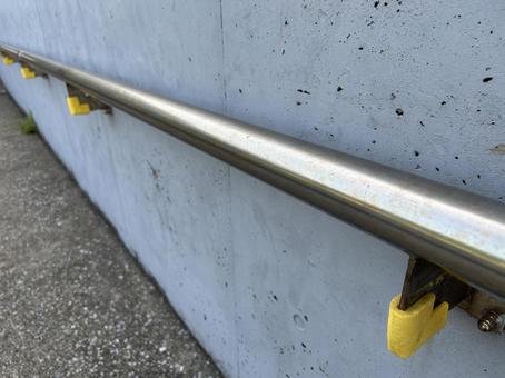 スロープの手すり スロープの手すり 手すり,スロープ,屋外の写真素材