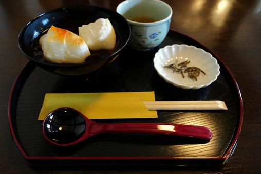 ぜんざい ぜんざい ぜんざい,善哉,甘味の写真素材