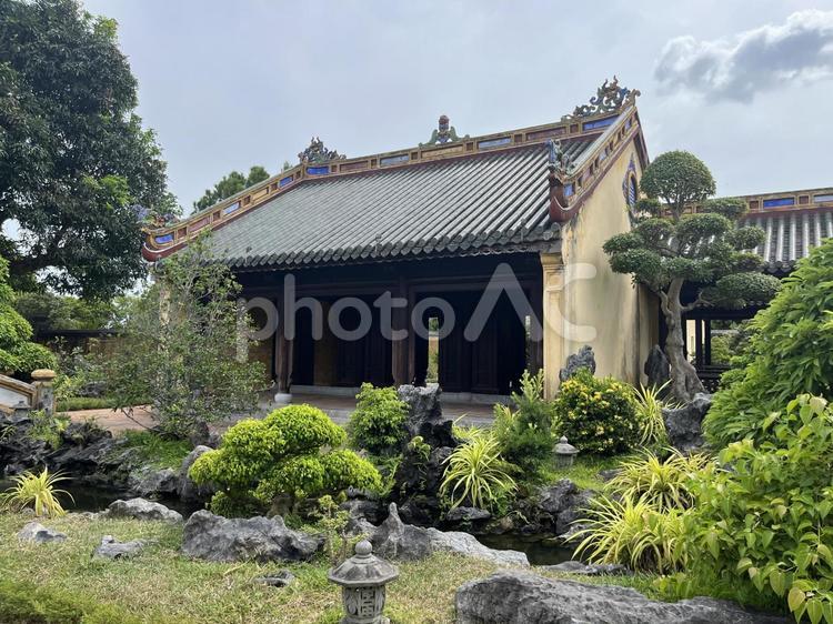 フエ王宮 フエ,王宮,旧市街の写真素材