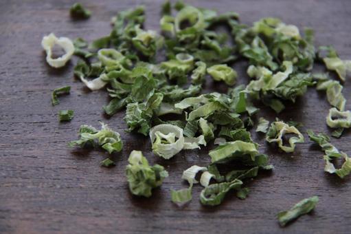 乾燥ねぎ 野菜の写真