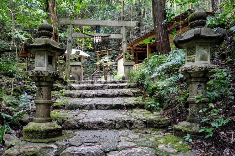 三重　天の岩戸　上社 天の岩戸,恵利原の水穴,大沢の水穴の写真素材