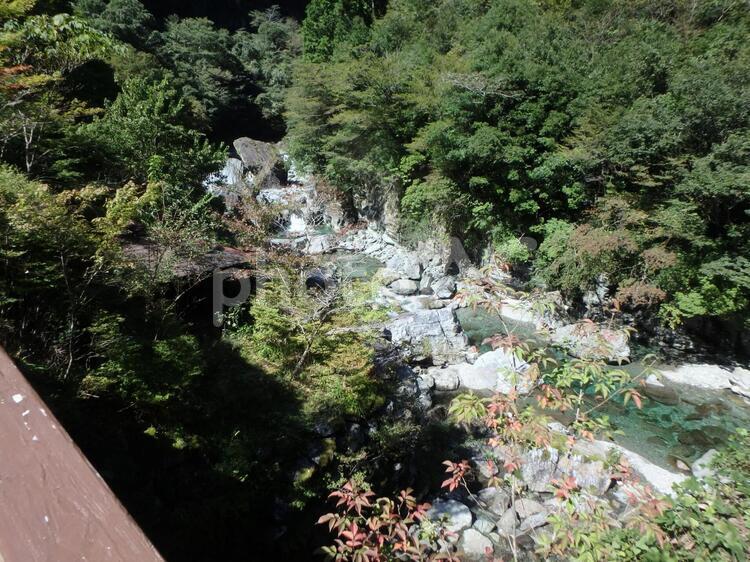 高知県　仁淀ブルー　仁淀川 四国の清流,仁淀川,仁淀ブルーの写真素材