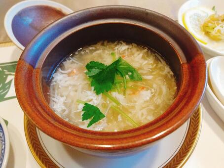 かにたまあんかけスープ カニスープ,食べ物,フードの写真素材