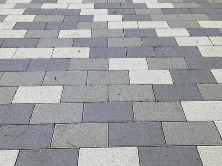 デザインタイル歩道テクスチャー デザインタイル歩道テクスチャーの写真