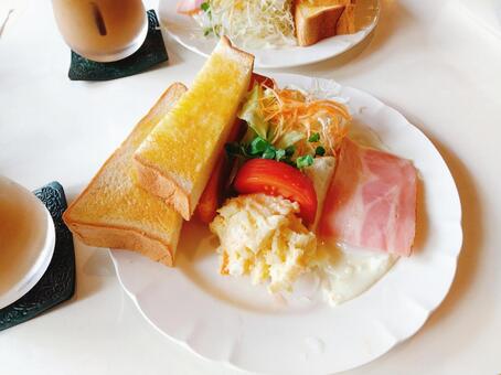 カフェのモーニング モーニング,ごはん,ランチの写真素材