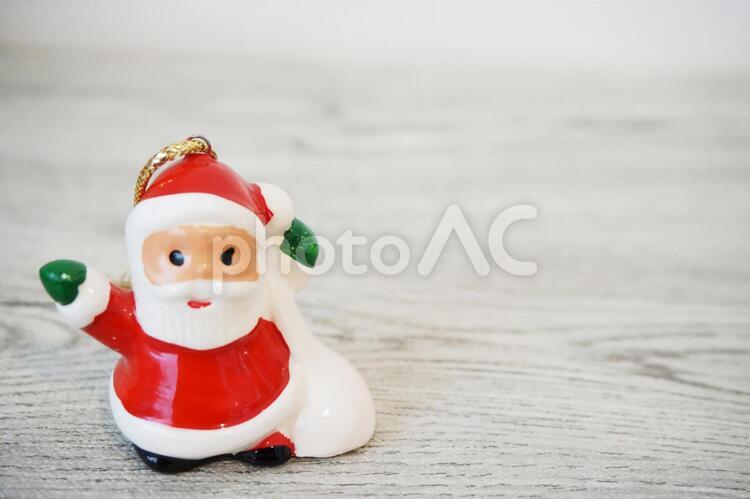 サンタの置物 サンタ,サンタクロース,置物の写真素材