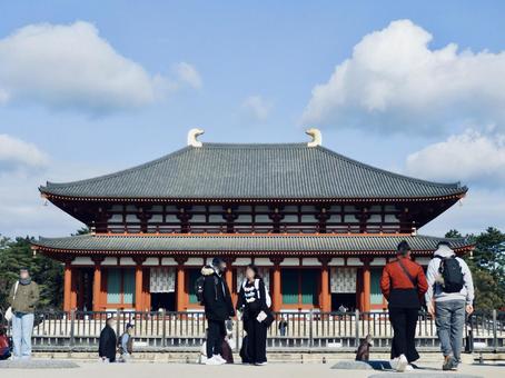 奈良興福寺中金堂2 奈良興福寺中金堂2 興福寺,中金堂,奈良市の写真素材