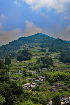 Photo, desa ochiai, lembah ozu, higashiiya, 