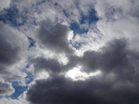 Photo, october clouds, blue sky, sky, 