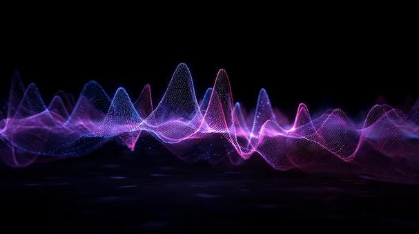 幻想的な光のテクノロジー背景 幻想的な光のテクノロジー背景の写真