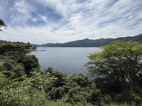 芦ノ湖 芦ノ湖 絶景,箱根,芦ノ湖の写真素材