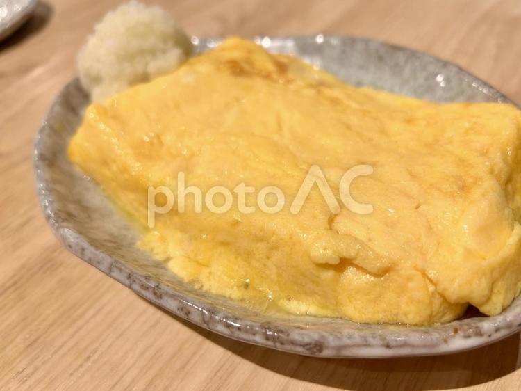 あつあつなだし巻き卵 だし巻き卵,卵焼き,卵の写真素材