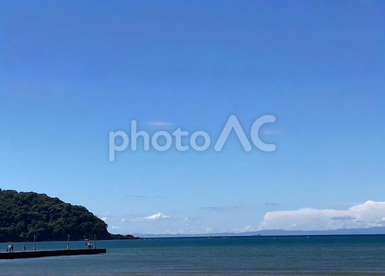 海と桟橋 海,空,旅の写真素材