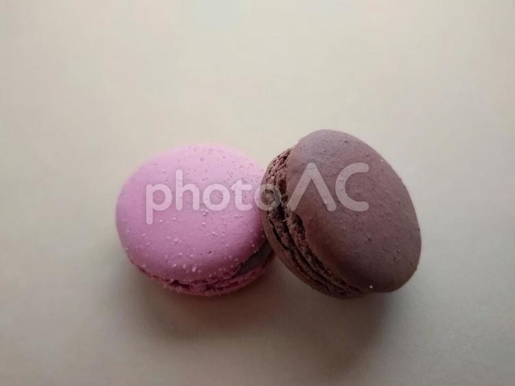 2種類のマカロン マカロン,お菓子,スイーツの写真素材