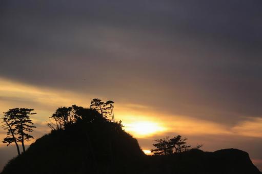 西伊豆町堂ヶ島の美しい夕景 西伊豆町堂ヶ島の美しい夕景 美しい夕景,どうがしま,堂ヶ島の写真素材
