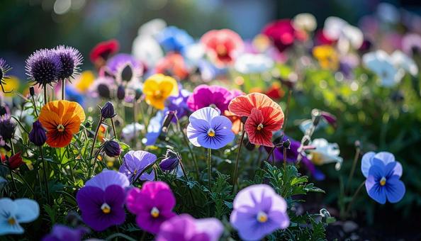 1月誕生花 スイートピー、グロリオサ 1月誕生花 スイートピー、グロリオサの写真