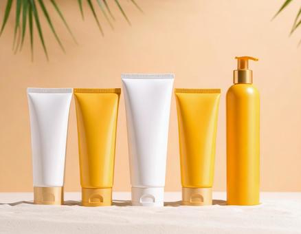 夏の紫外線対策備の写真