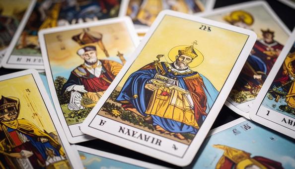 タロットカード 大アルカナ 教皇 タロットカード 大アルカナ 教皇の写真