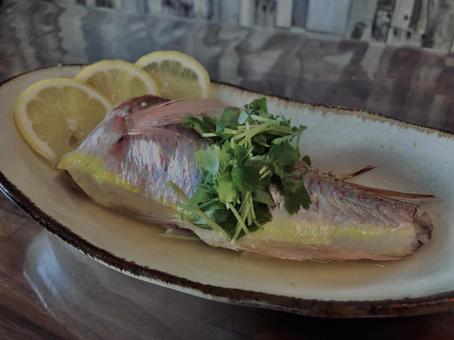 Photo, fish dishes, japanese food, simmered mars, 