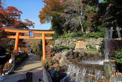 パワースポット　勝尾寺⑱　弁財天　お滝場 パワースポット,勝尾寺,弁財天の写真素材