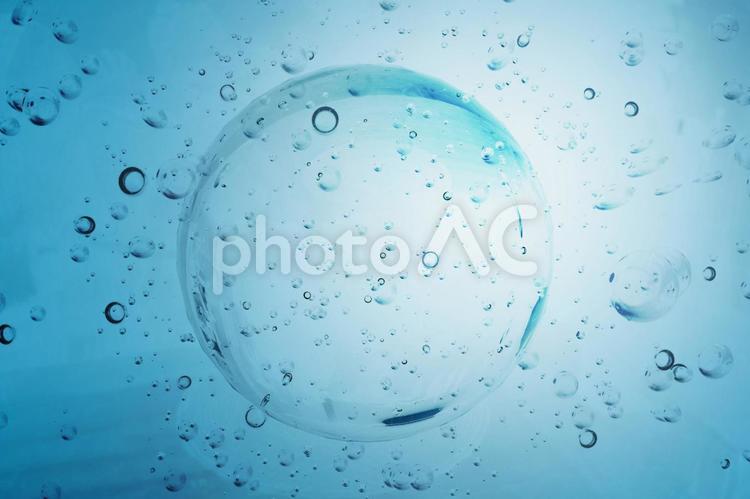 美容液の気泡テクスチャイメージ背景 スキンケア,化粧品,美容の写真素材