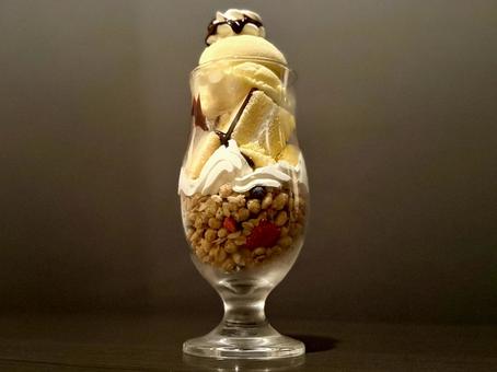 物語パフェ チョコパフェ,パフェ,デザートの写真素材