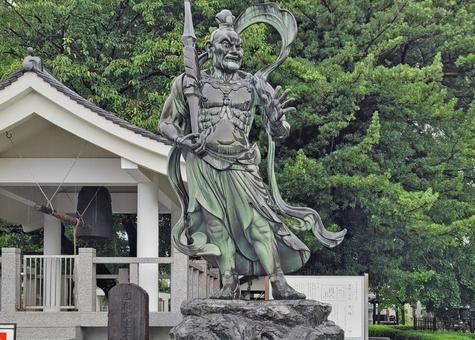 坂東33観音 08番 星谷寺 阿形仁王像 坂東33観音 08番 星谷寺 阿形仁王像 星谷寺,妙法山,仁王像の写真素材