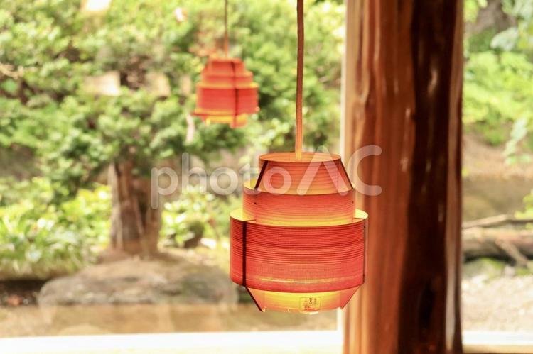 温泉施設の赤提灯 提灯,温泉,旅館の写真素材
