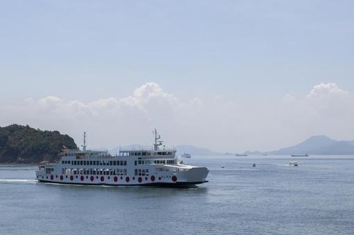 直島の船 直島の船の写真