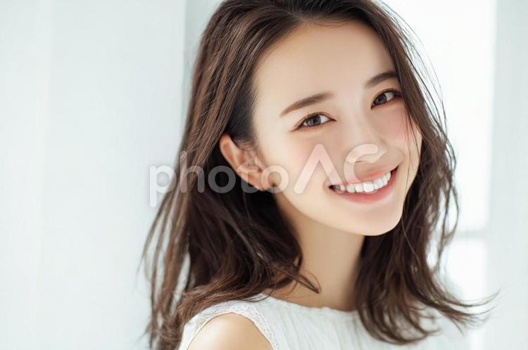 美容関連女性イメージ-4 女性,スキンケア,人物の写真素材