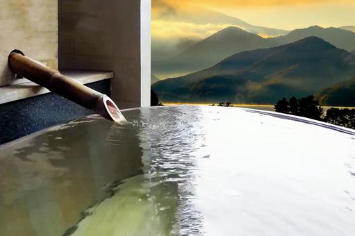 A spectacular open-air bath that you can enter while watching the sunrise, JPG A spectacular open-air bath that you can enter while watching the sunrise, hot spring, outdoor bath, bath, JPG