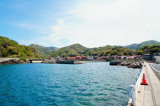 島根・松江の加賀港 加賀,加賀港,海岸の写真素材